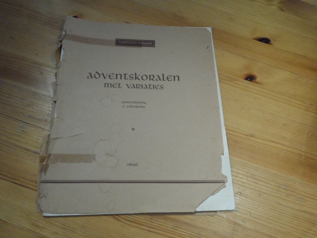 S. Schuitema - kerstkoralen met variaties, Gebruikt, Orgel, Ophalen of Verzenden, Religie en Gospel