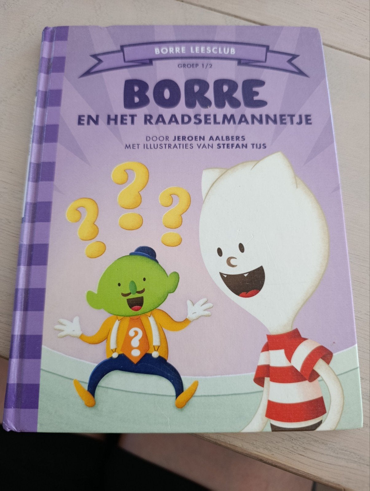 Borre en het Raadselmannetje - Jeroen Aalbers, 5 of 6 jaar, Fictie algemeen, Jongen of Meisje, Ophalen of Verzenden