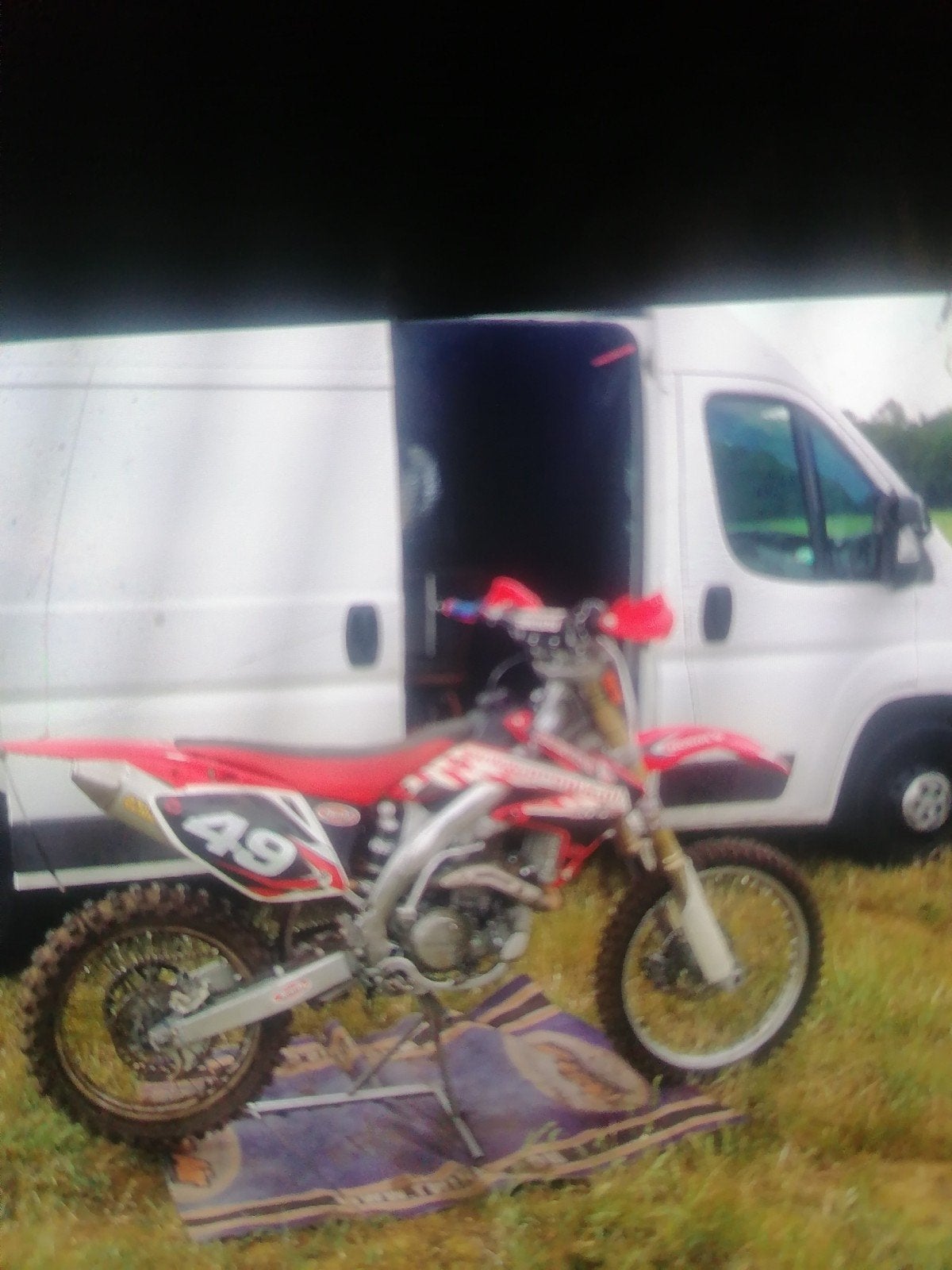 Crf450 2008 in onderdelen te koop, Motoren, Ophalen of Verzenden