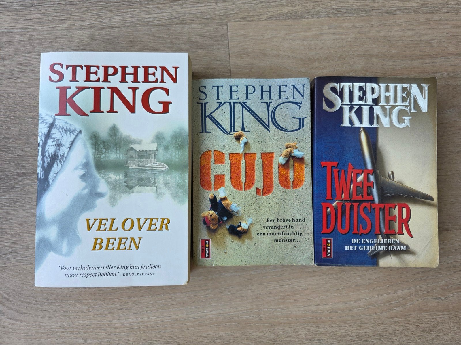 Stephen King Boeken: Vel Over Been, Cujo, Twee Duister, Ophalen, Gelezen, Stephen King, Nederland