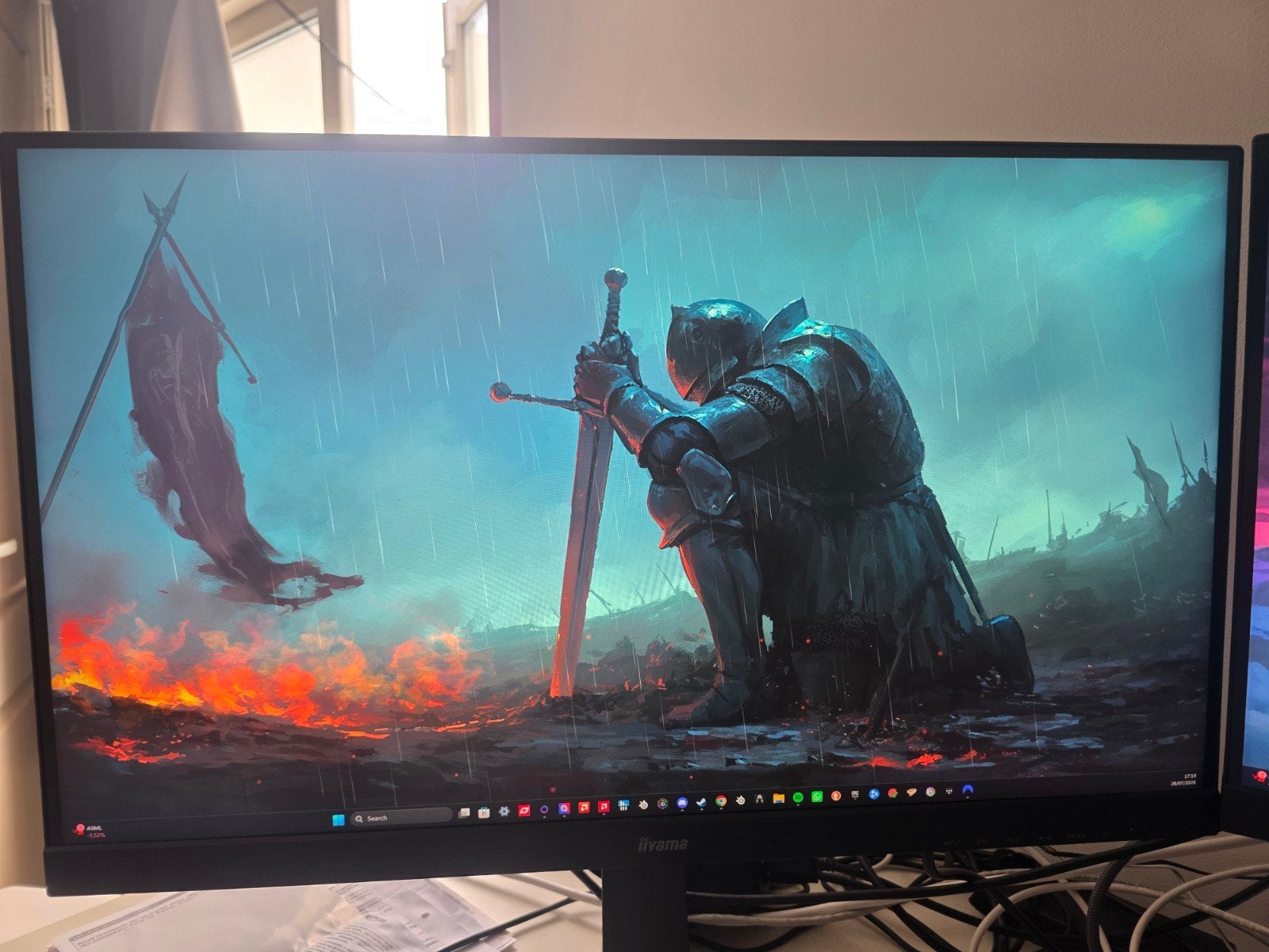 Iiyama G-MASTER GB2770QSU 27 inch gaming monitor, Computers en Software, Iiyama, IPS, In hoogte verstelbaar, Zo goed als nieuw