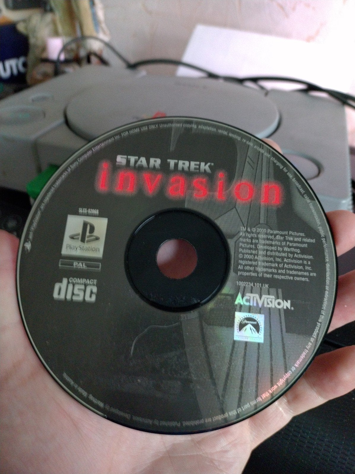 Star Trek Invasion - PlayStation 1 (PS1) Game CD (Losse CD), Gebruikt, Shooter, 1 speler, Ophalen of Verzenden