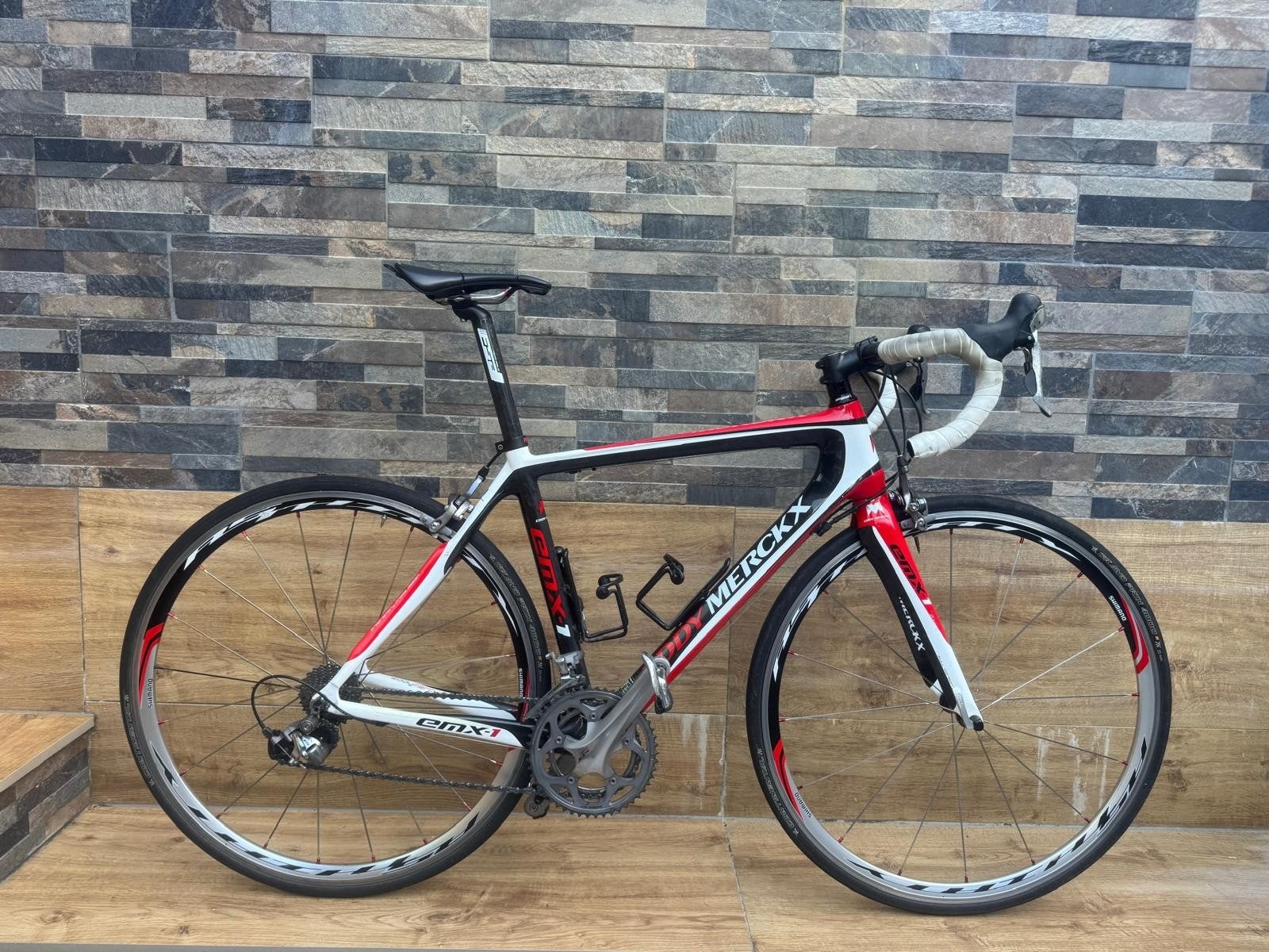 Eddy Merckx EMX-1 racefiets, Carbon, Zo goed als nieuw, Meer dan 20 versnellingen, Ophalen