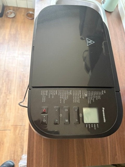 Panasonic Broodbak Machine, Ophalen of Verzenden, Zo goed als nieuw, Met timer