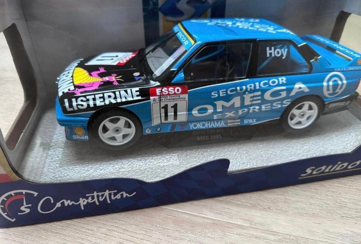 Solido BMW M3 (E30) #11 BTCC Champion 1991 Hoy 1-18, Ophalen of Verzenden, Nieuw, Auto, Solido