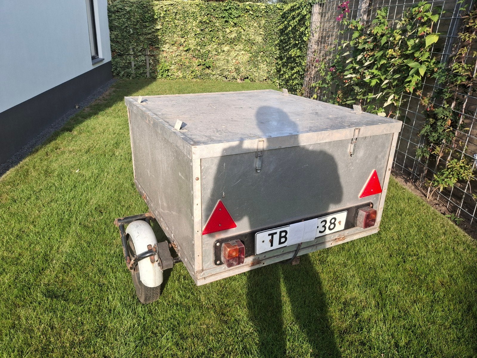 Multi-functioneel aanhangwagentje, Ophalen, Gebruikt
