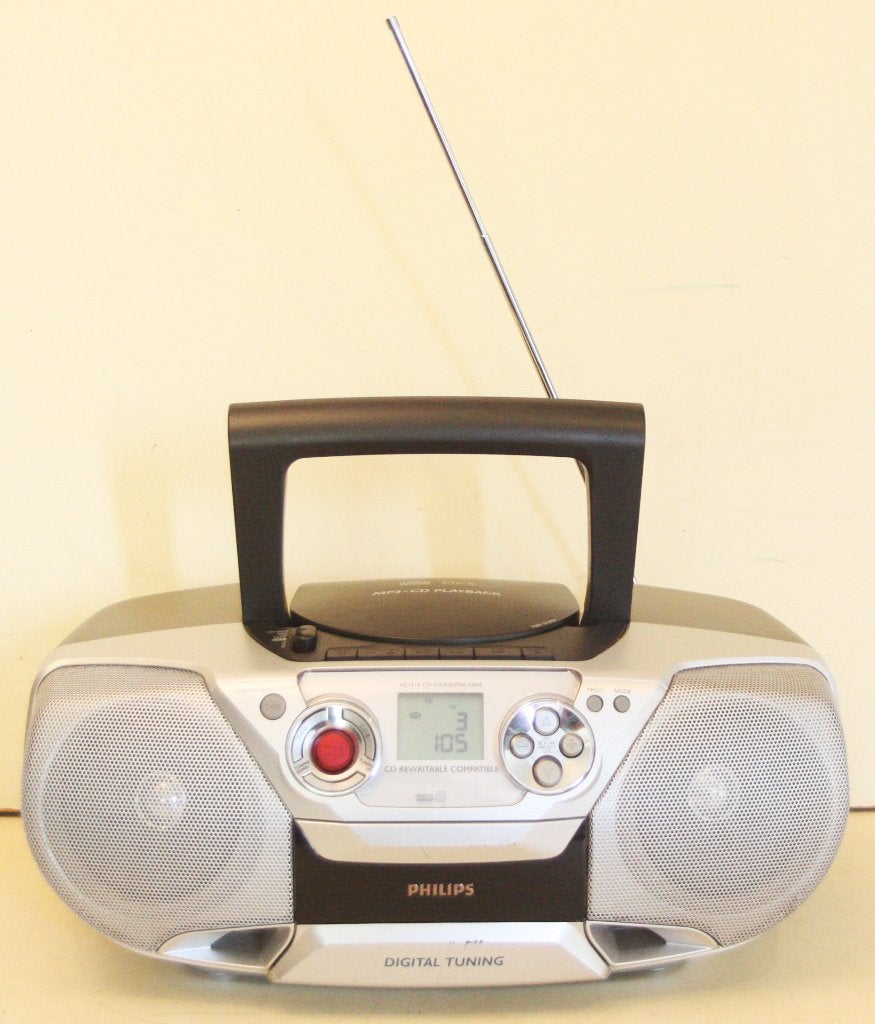 Philips Radio - CD - Cassette Recorder / CD Rewritable, Philips, Draagbaar, Ophalen of Verzenden, Tuner of Radio