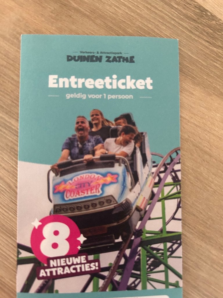 Entreetickets Duinen Zathe, Drie personen of meer
