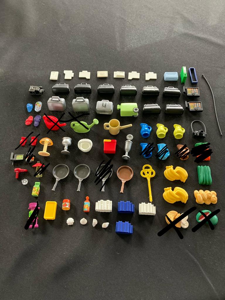 Playmobil broodjes, komkommer, bananen ed…, Ophalen of Verzenden, Zo goed als nieuw