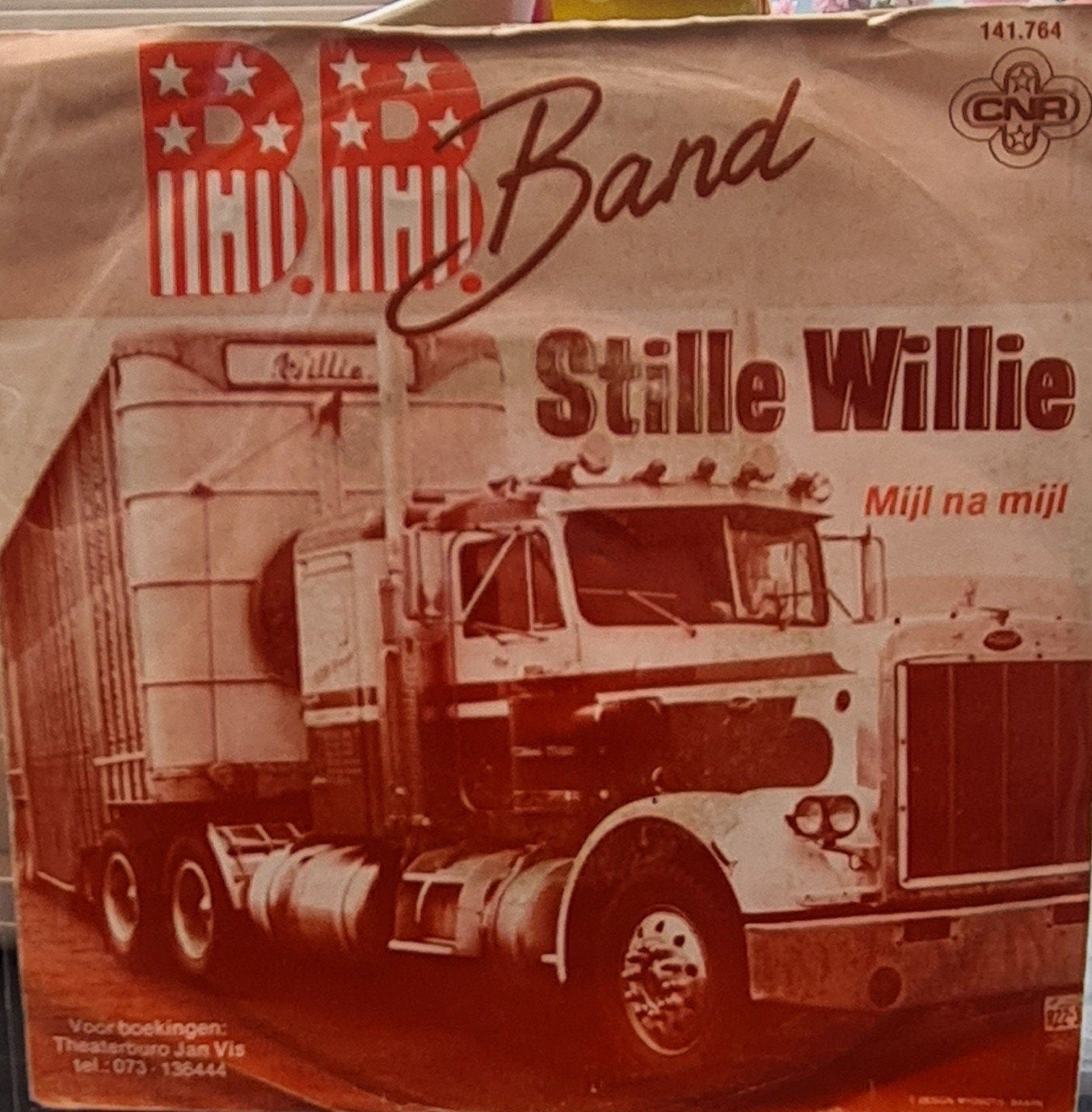 B.B. Band - Stille Willie / Mijl na mijl (7 inch vinyl), Gebruikt, 7 inch, EP, Nederlandstalig