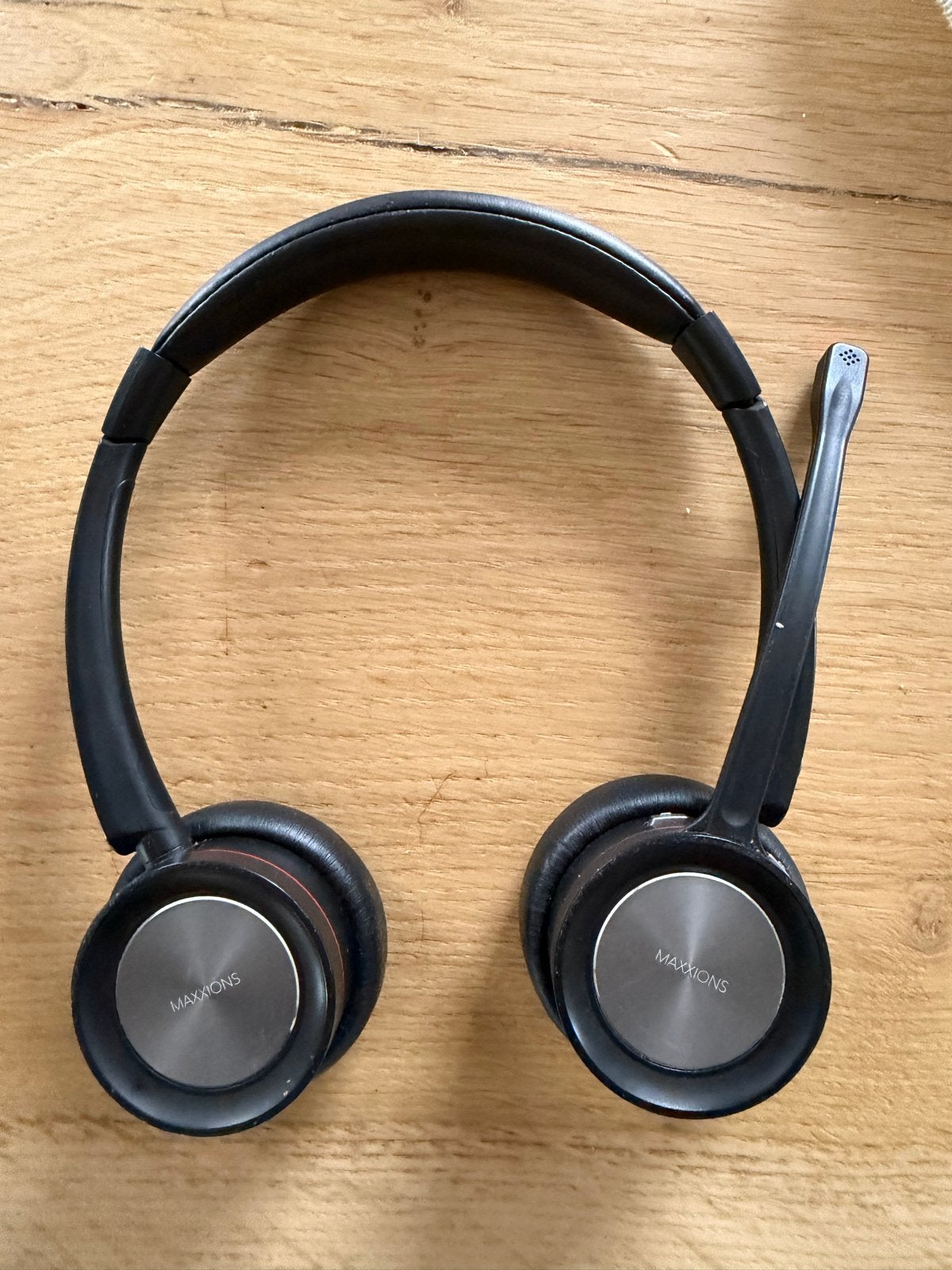 Maxxions Kantoor Headset met Microfoon, Overige merken, On-ear, Ophalen of Verzenden, Zo goed als nieuw