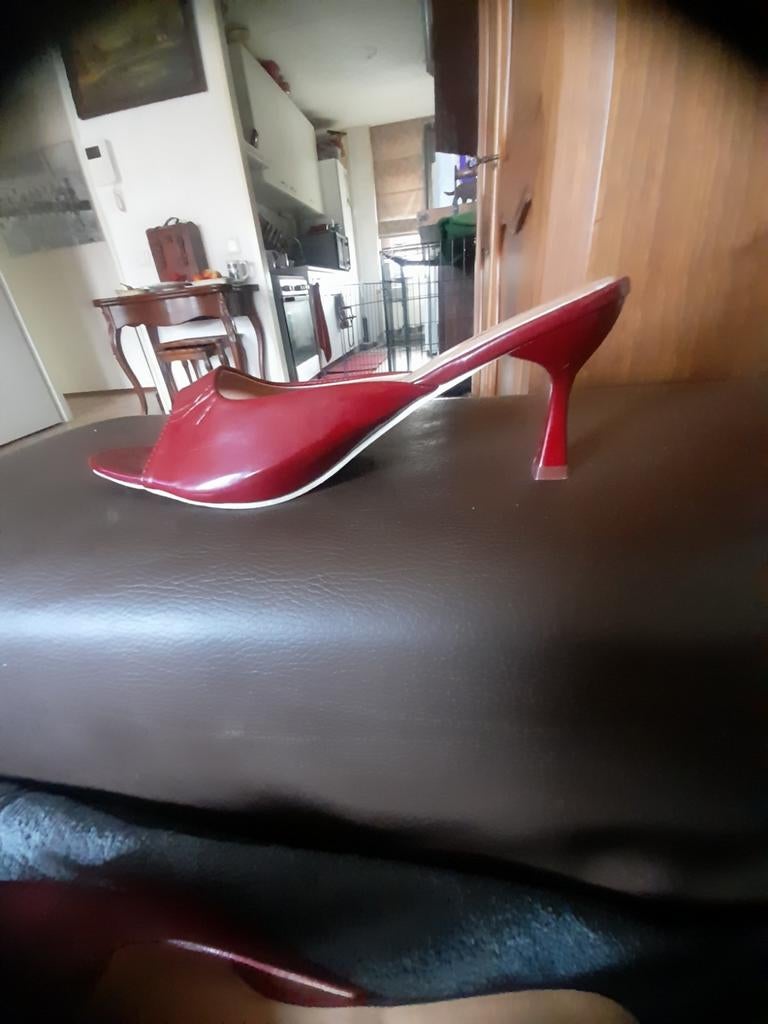 Rode dames slippers maat 41, Ophalen of Verzenden