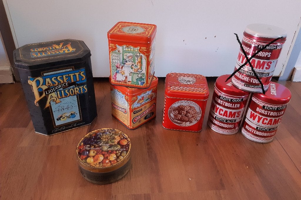 snoepblikken diverse merken, Ophalen of Verzenden, Gebruikt, Overige, Overige merken
