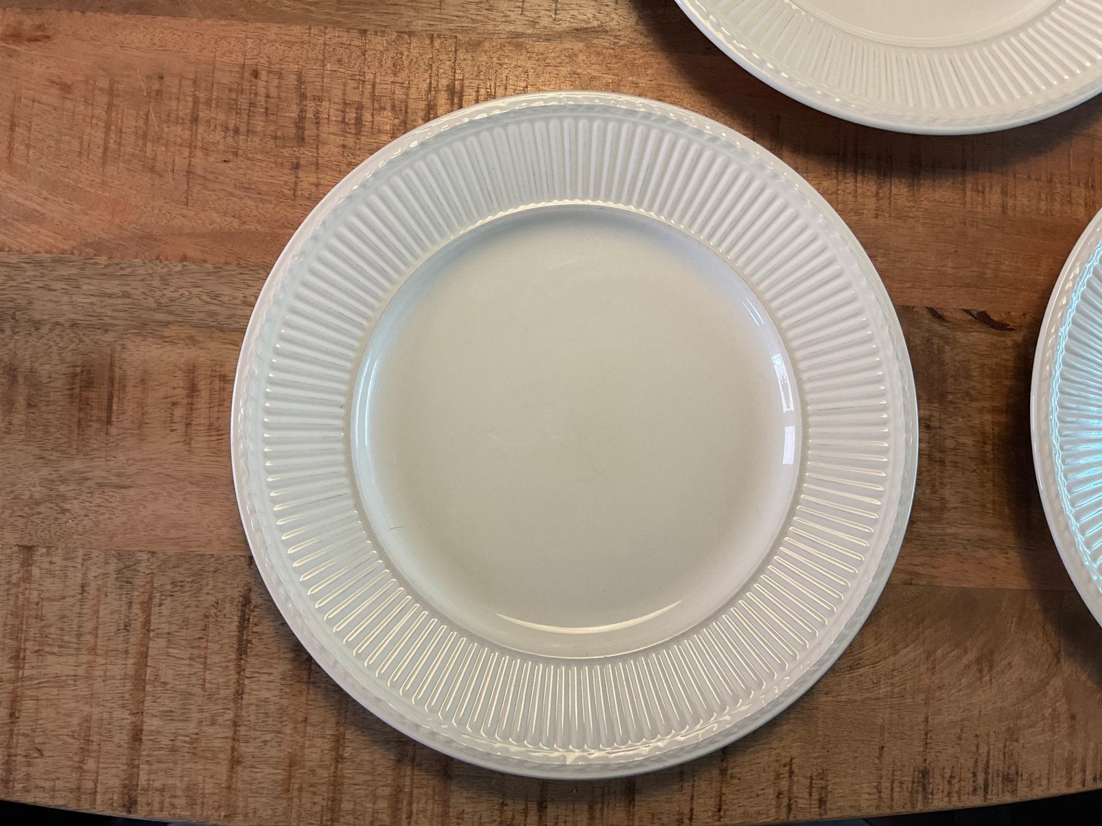 3 Wedgewood Edme diner-borden, Huis en Inrichting, Keuken | Servies, Ophalen of Verzenden, Zo goed als nieuw, Aardewerk, Bord(en)
