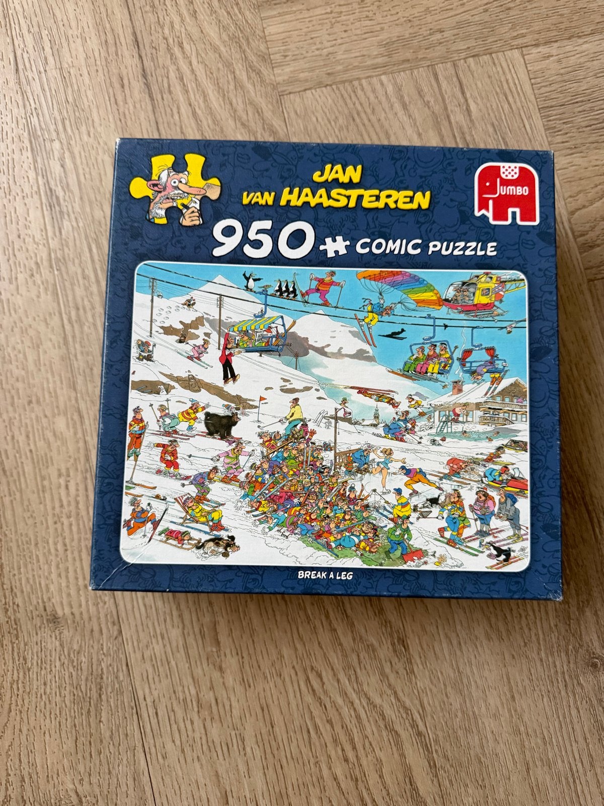 Jan van Haasteren Comic Puzzel - Break a Leg (950 stukjes), Ophalen of Verzenden, 500 t/m 1500 stukjes, Zo goed als nieuw, Legpuzzel