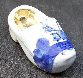 Delftsblauw porseleinen klompje (hanger). Prijs bieden, Ophalen of Verzenden, Zo goed als nieuw, Porselein, Overige typen