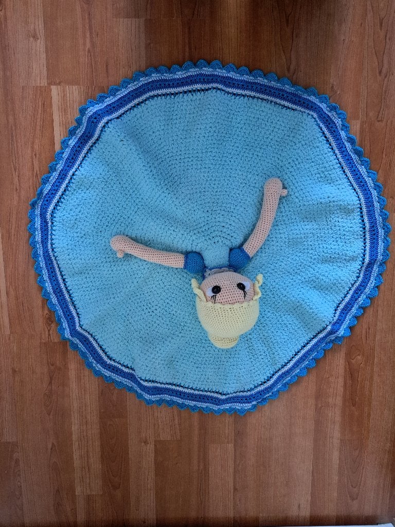 Woolytoons gehaakte knuffeldeken Elsa, Kinderen en Baby's, Ophalen, Nieuw, Overige typen
