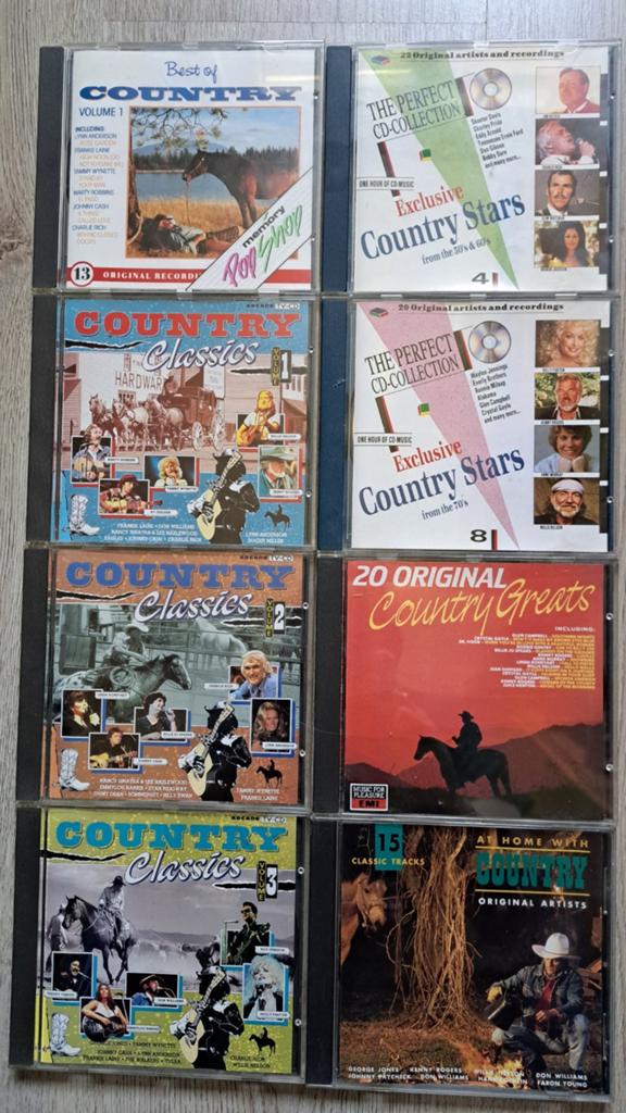 Acht Country & Western CD's, Ophalen of Verzenden, Zo goed als nieuw
