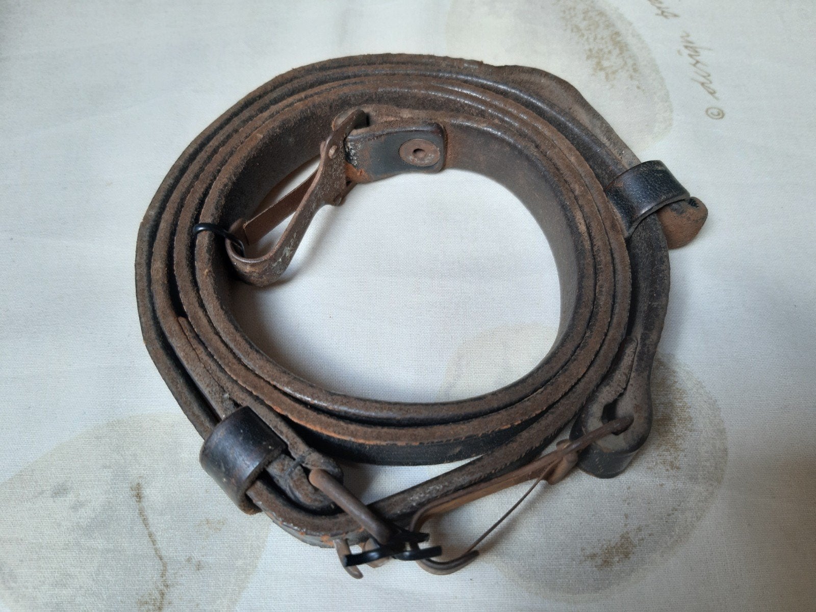 Duits ww2 kruisriem crossstrap zwart, Verzamelen, Ophalen of Verzenden, Duitsland