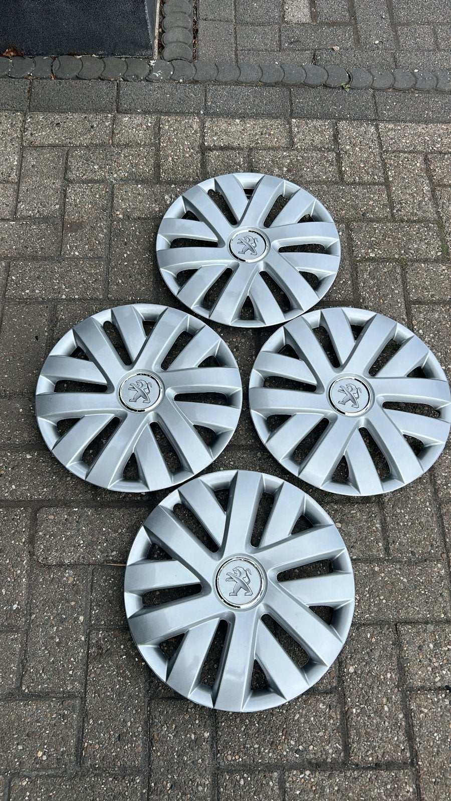 Set Peugeot Wieldoppen 15 inch, Auto diversen, Ophalen of Verzenden, Nieuw