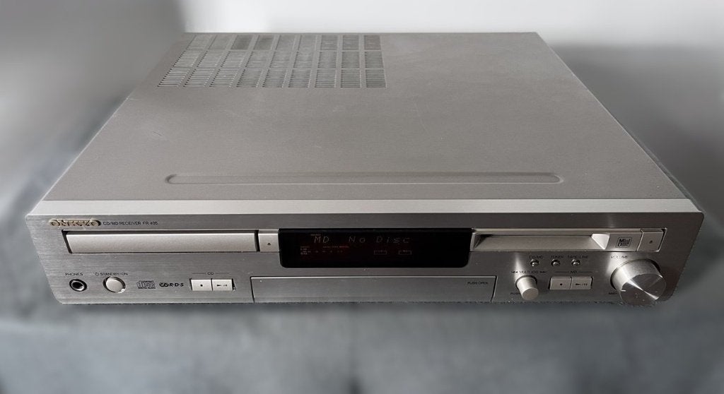 ONKYO FR-435 CD/MD Receiver, Ophalen of Verzenden, Gebruikt, Cd-speler, Overige merken
