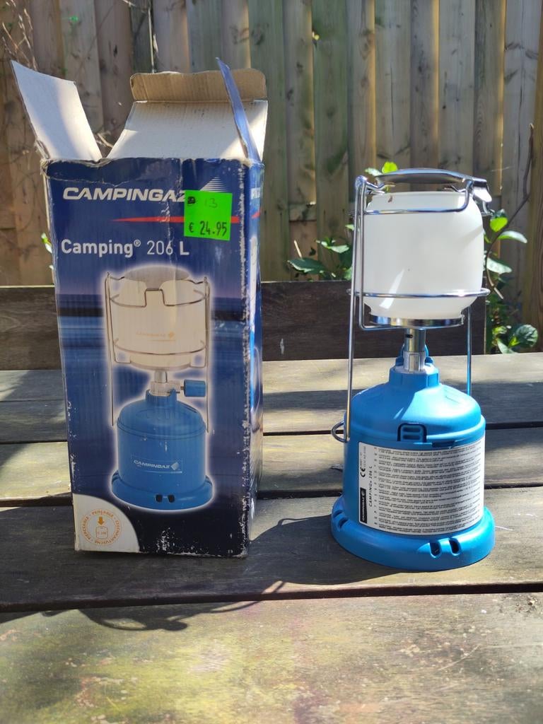 Campingaz Camping 206 L Gaslamp - Ideaal voor Kamperen, Ophalen of Verzenden