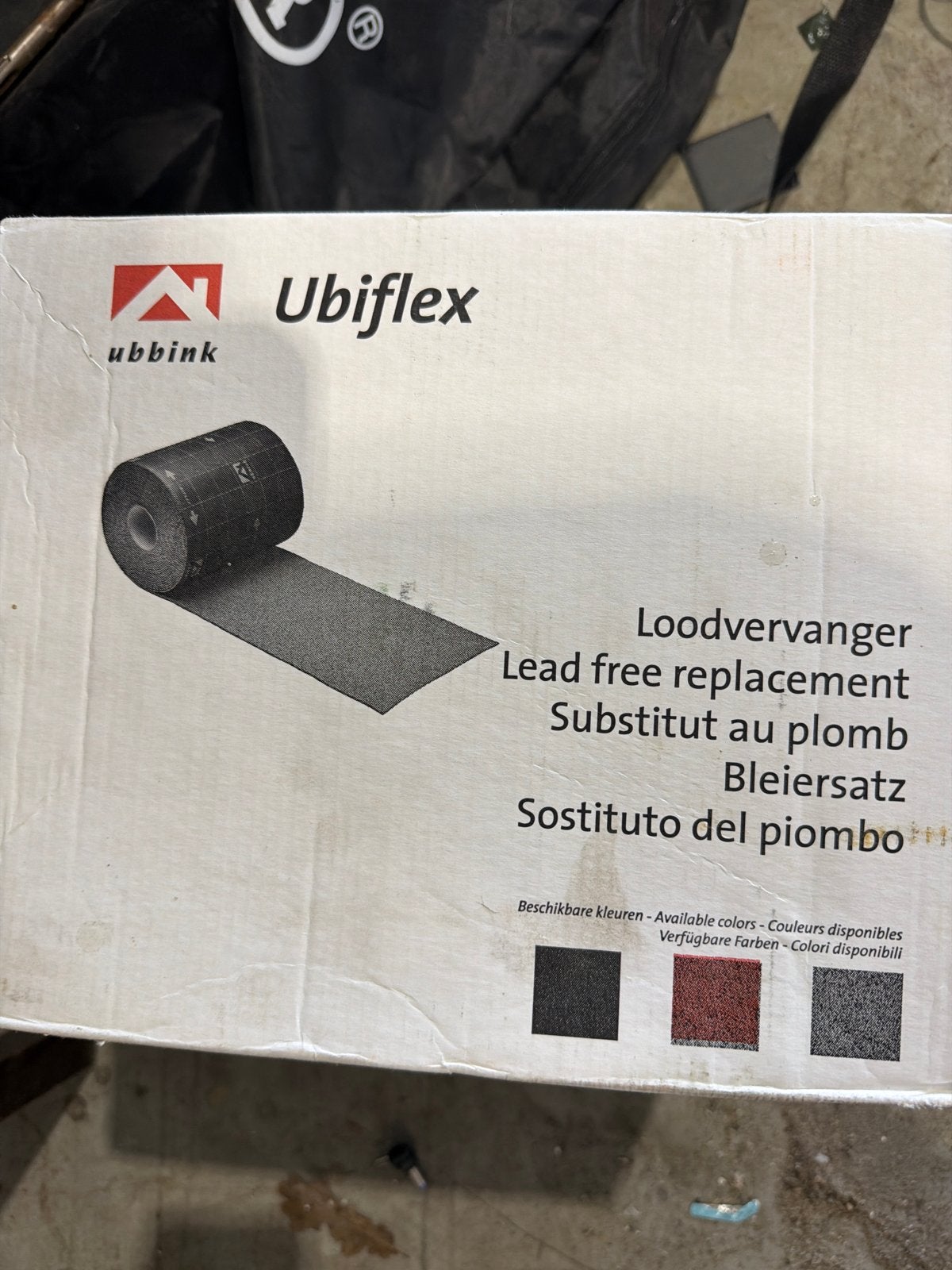 Ubiflex Loodvervanger 200mm x 12m Zwart, Doe-het-zelf en Verbouw, Dakpannen en Dakbedekking, Overige materialen, Zwart, Overige typen