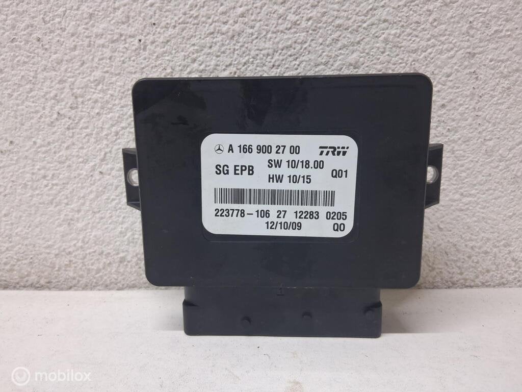 Computer handrem Mercedes A-klasse W176 (12-'18) A1669002700, Gebruikt, Mercedes-Benz, Ophalen of Verzenden