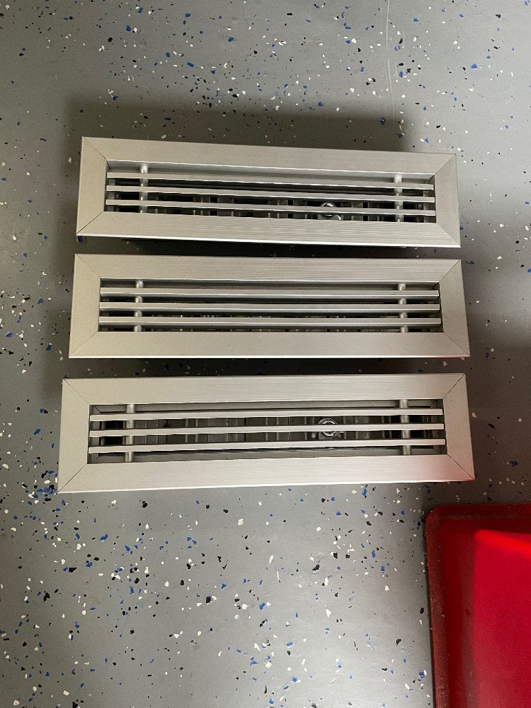 Luchtroosters luchtverwarming te koop (9 stuks), Doe-het-zelf en Verbouw, Verwarming en Radiatoren, Ophalen, 30 tot 80 cm, Cv-ketel of Combi-ketel