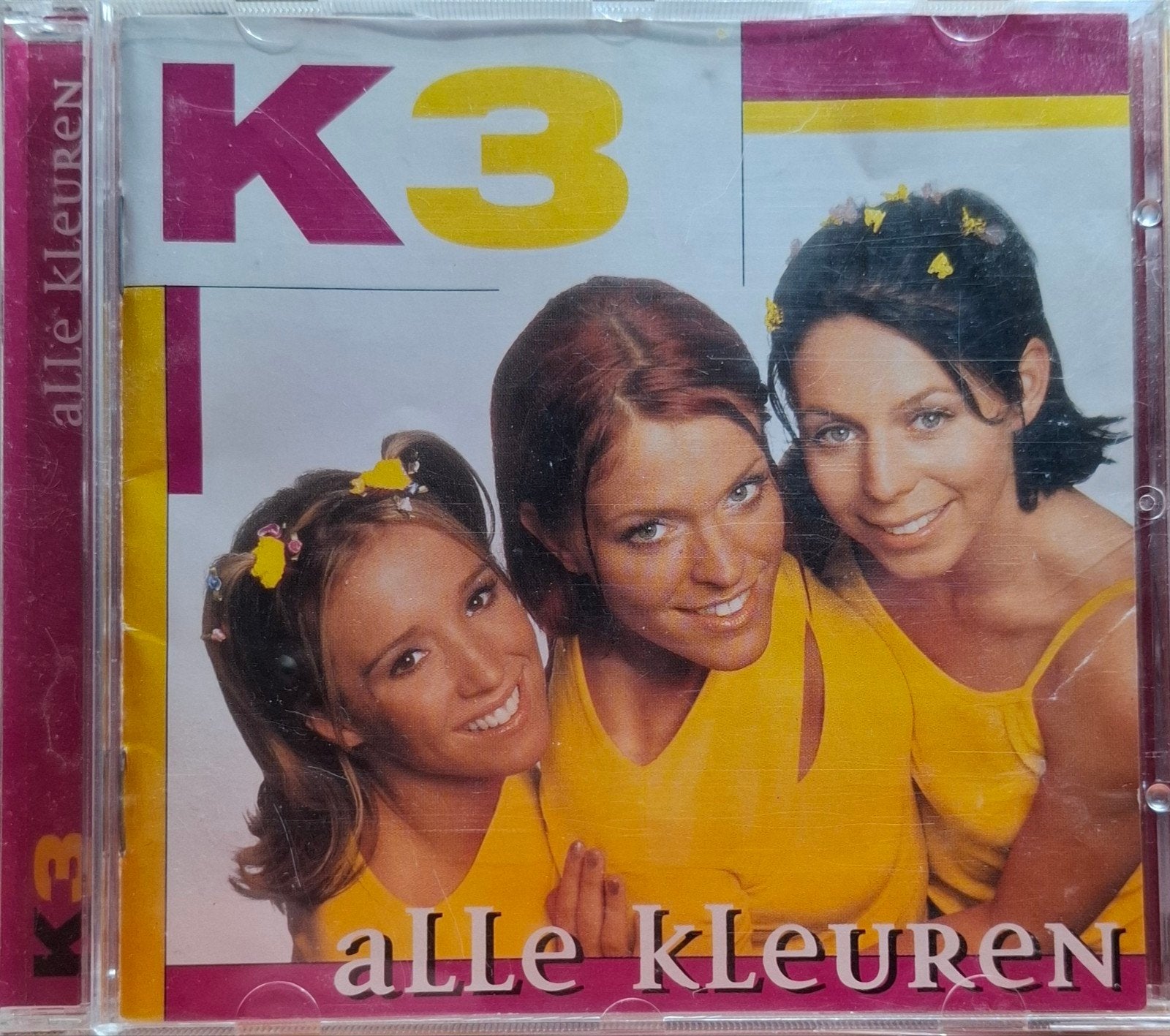 K3 - Alle Kleuren CD (2000), Gebruikt, Inclusief doosje, 6 tot 9 jaar, Ophalen of Verzenden
