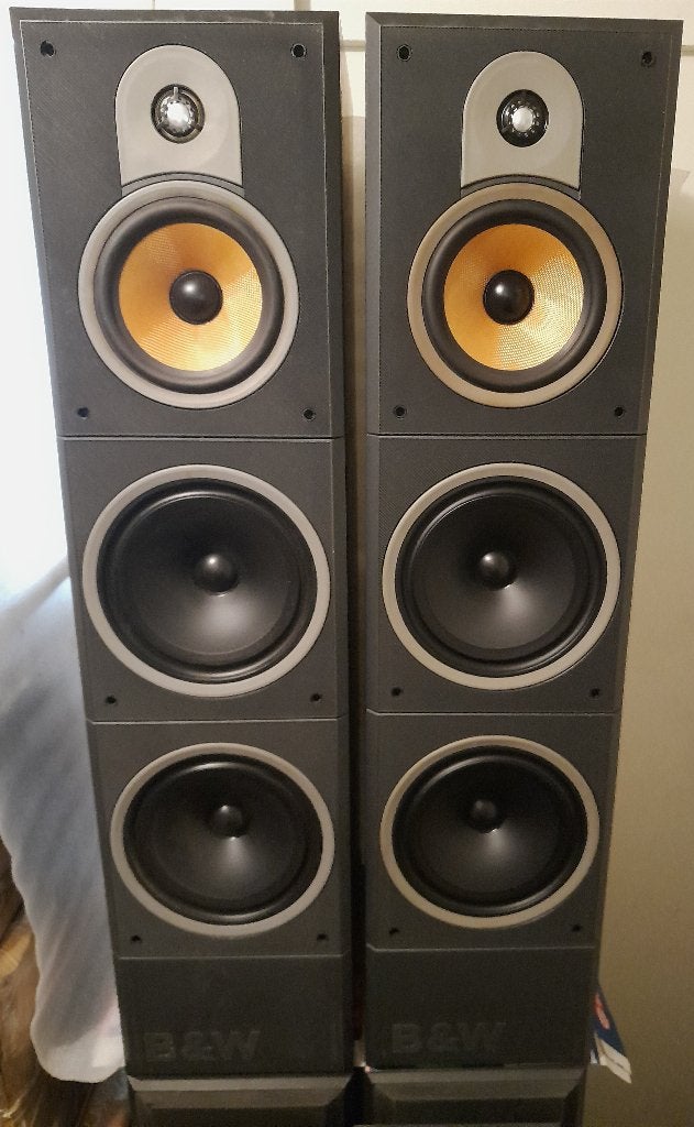 4X B&W DM 640 i Bowers & wilkins, Vloerstaande luidspreker, Gebruikt, Bowers & Wilkins (B&W), Geschikt voor surround/home cinema