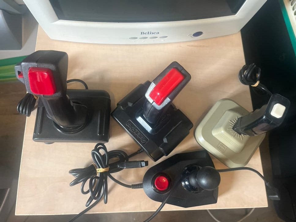 Vintage Joysticks: QuickShot, The Arcade, Boss (3 stuks), Gebruikt, PC, Overige typen, Overige merken