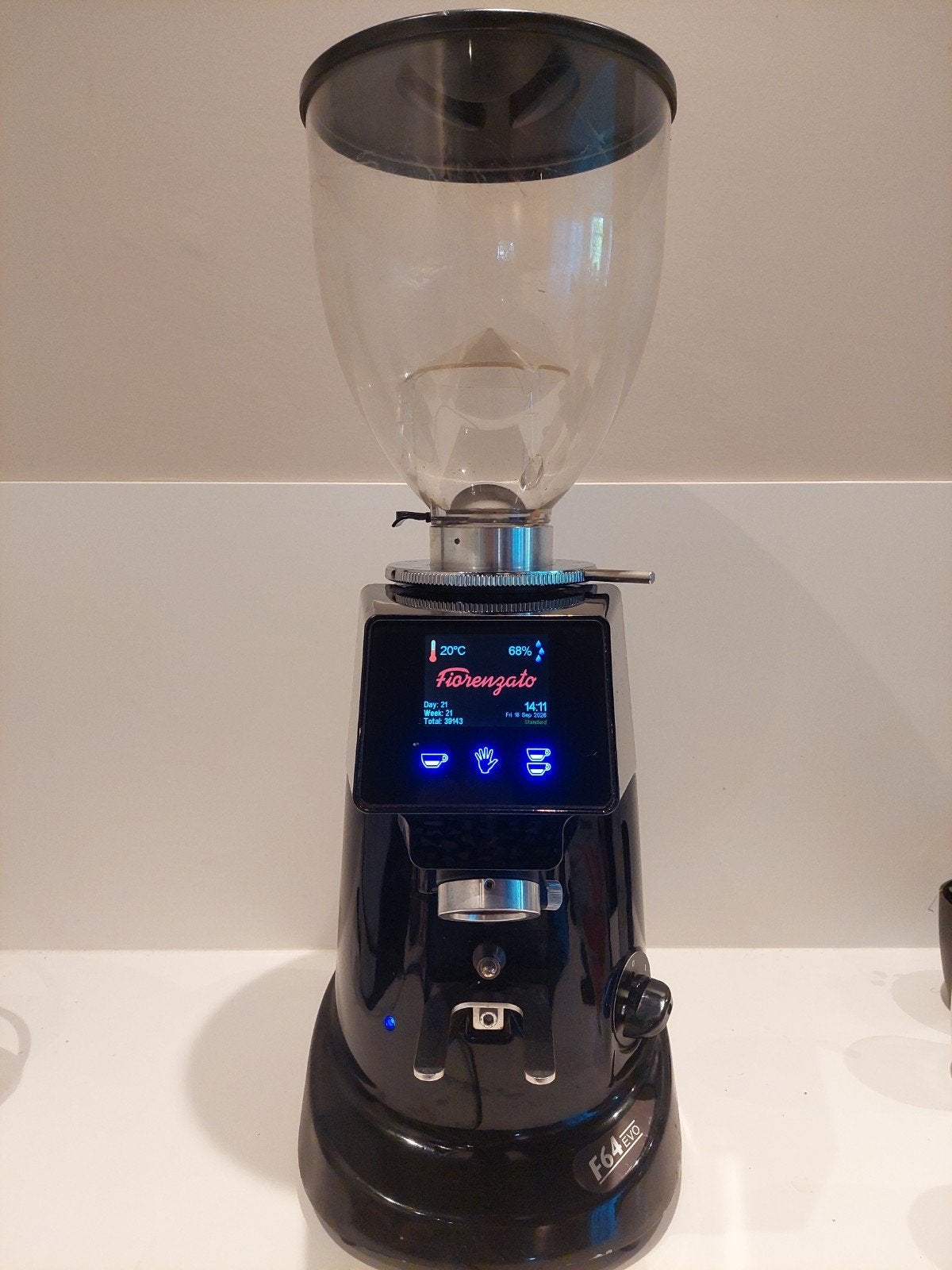 Fiorenzato  F64 Evo, Witgoed en Apparatuur, Ophalen of Verzenden, Zo goed als nieuw, Overige merken, Koffiemolen