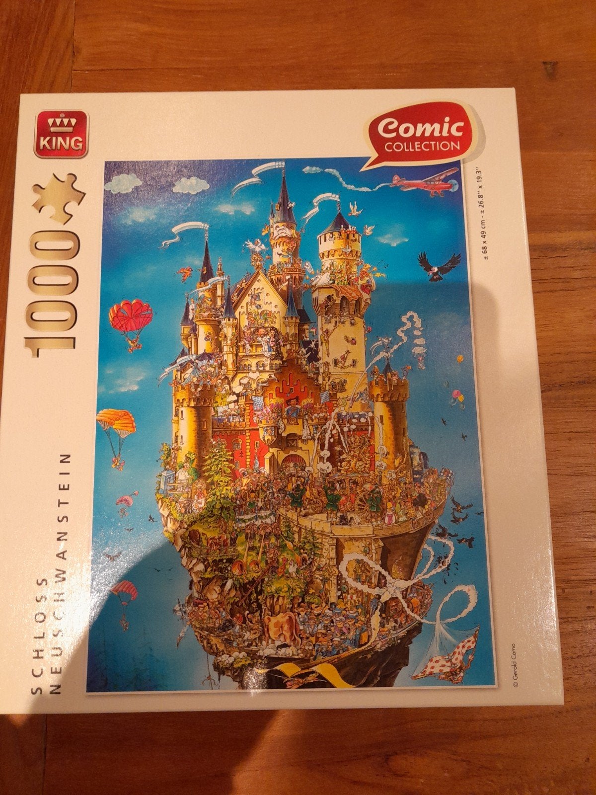 2 Puzzels van ieder 1000 stukjes., Hobby en Vrije tijd, Denksport en Puzzels, Ophalen of Verzenden, 500 t/m 1500 stukjes, Zo goed als nieuw