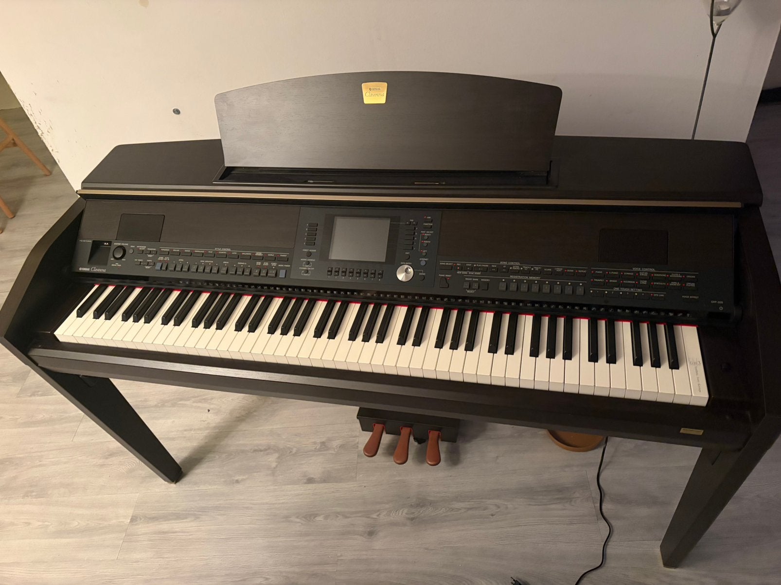 Yamaha Clavinova CVP-505, Ophalen, Zwart, Digitaal, Zo goed als nieuw