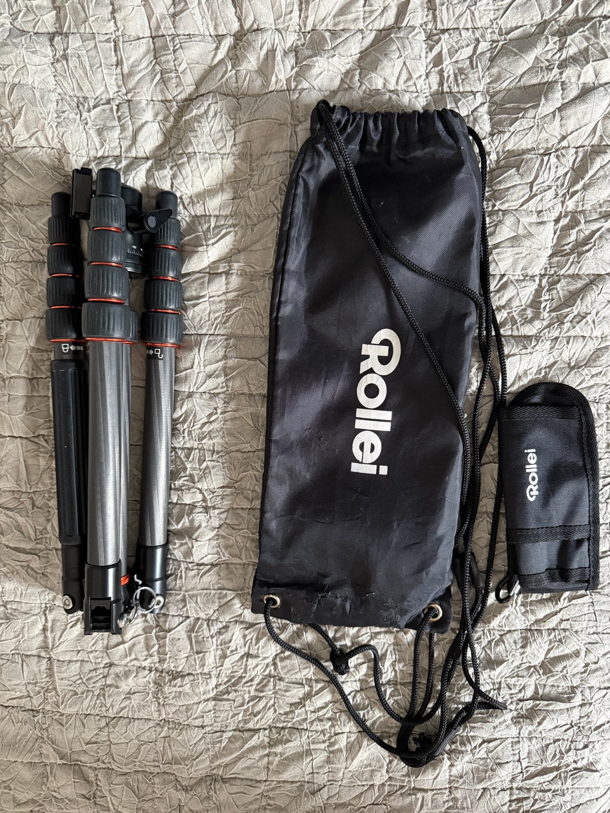 Rollei Compact Traveler No.1 Aluminum Tripod V2 - Zwart, Ophalen, Zo goed als nieuw, Driepoot