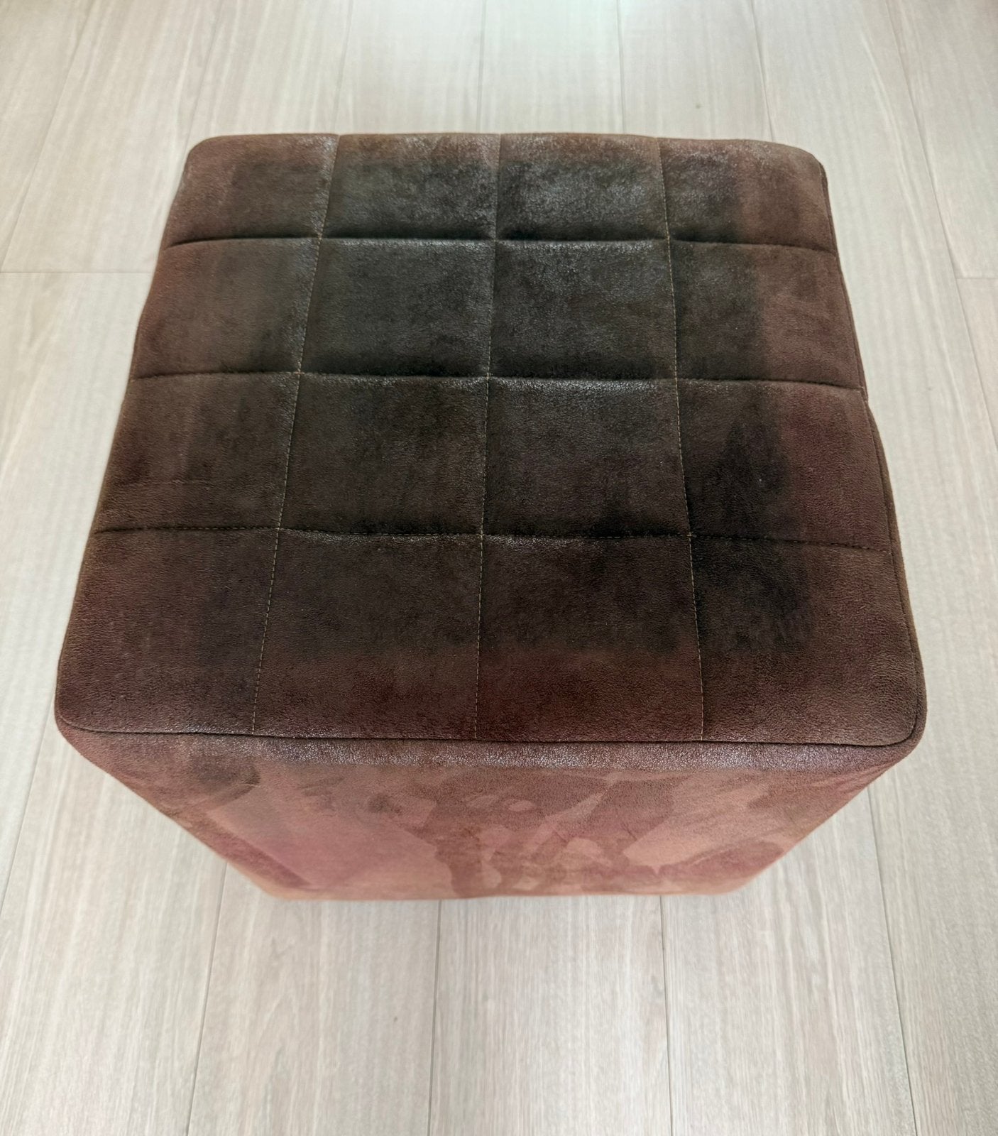Poef, Ophalen, Minder dan 50 cm, Gebruikt, Vierkant