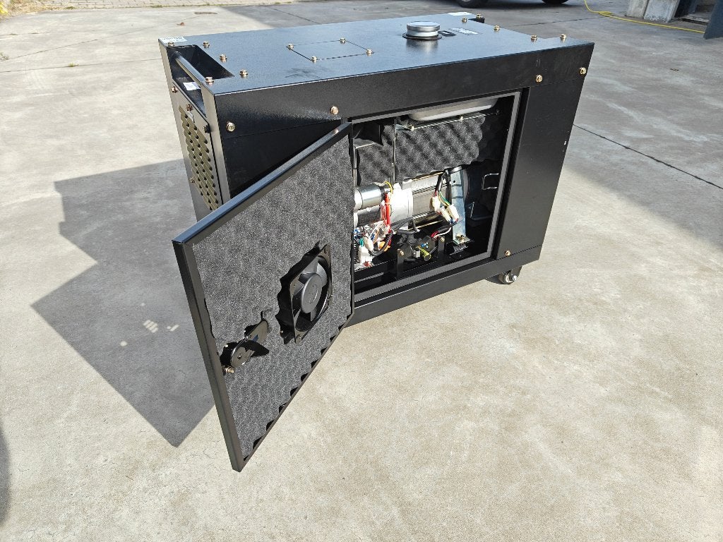 Generator aggregaat Hyundai HDG 96, Ophalen, Nieuw, 5 tot 10 kVA, Elektrisch startend