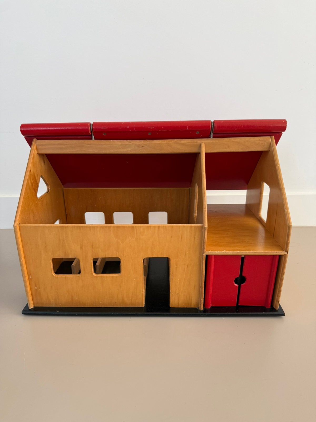 Houten boerderij, Kinderen en Baby's, Speelgoed | Poppenhuizen, Ophalen, Gebruikt, Poppenhuis