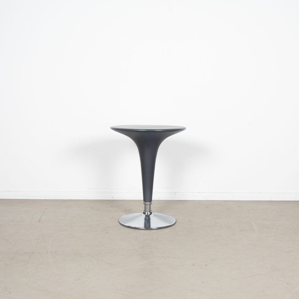 2x Magis Bombo Table Tafel Rond Antraciet Kunststof Ø55 cm -