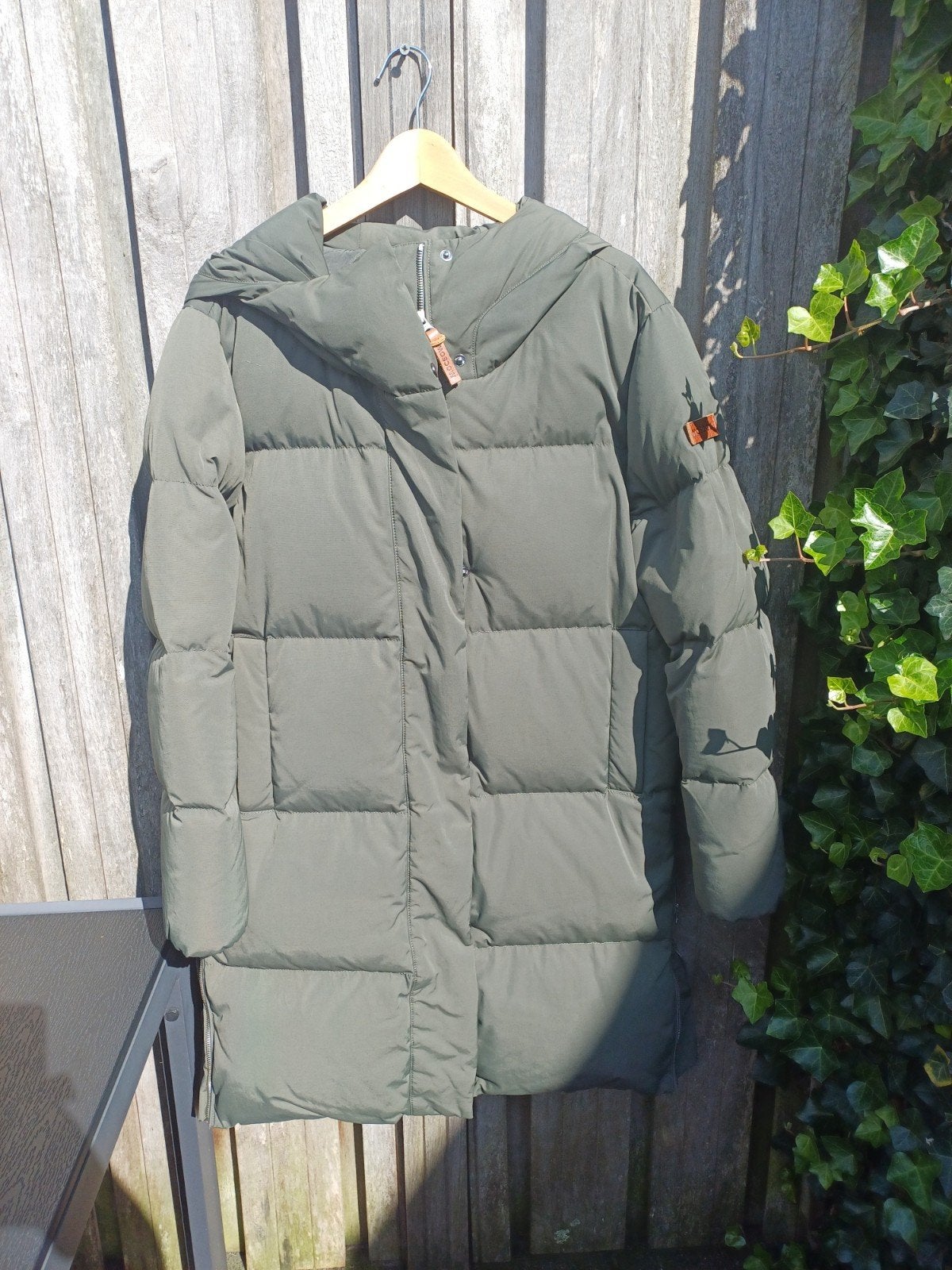 Moscow Pokrov Coat - Warme donsjas maat L, Moscow, Ophalen of Verzenden, Zo goed als nieuw, Maat 38/40 (M)
