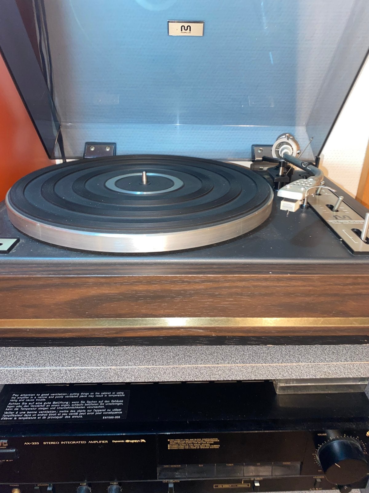 Marlux MX66 platenspeler, Ophalen, Zo goed als nieuw, Overige merken, Automatisch