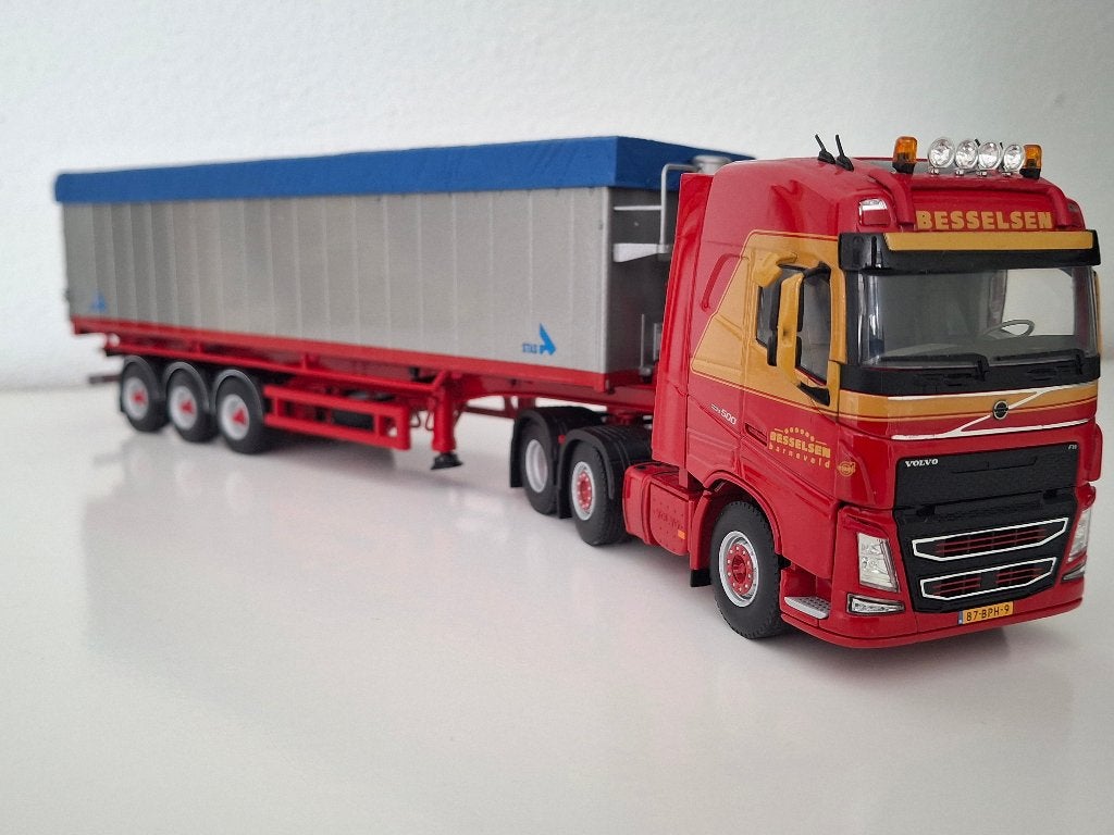 Volvo FH4 6x2 kipper Besselsen Barneveld WSi 1/50, Ophalen of Verzenden, Nieuw, Bus of Vrachtwagen, Wsi