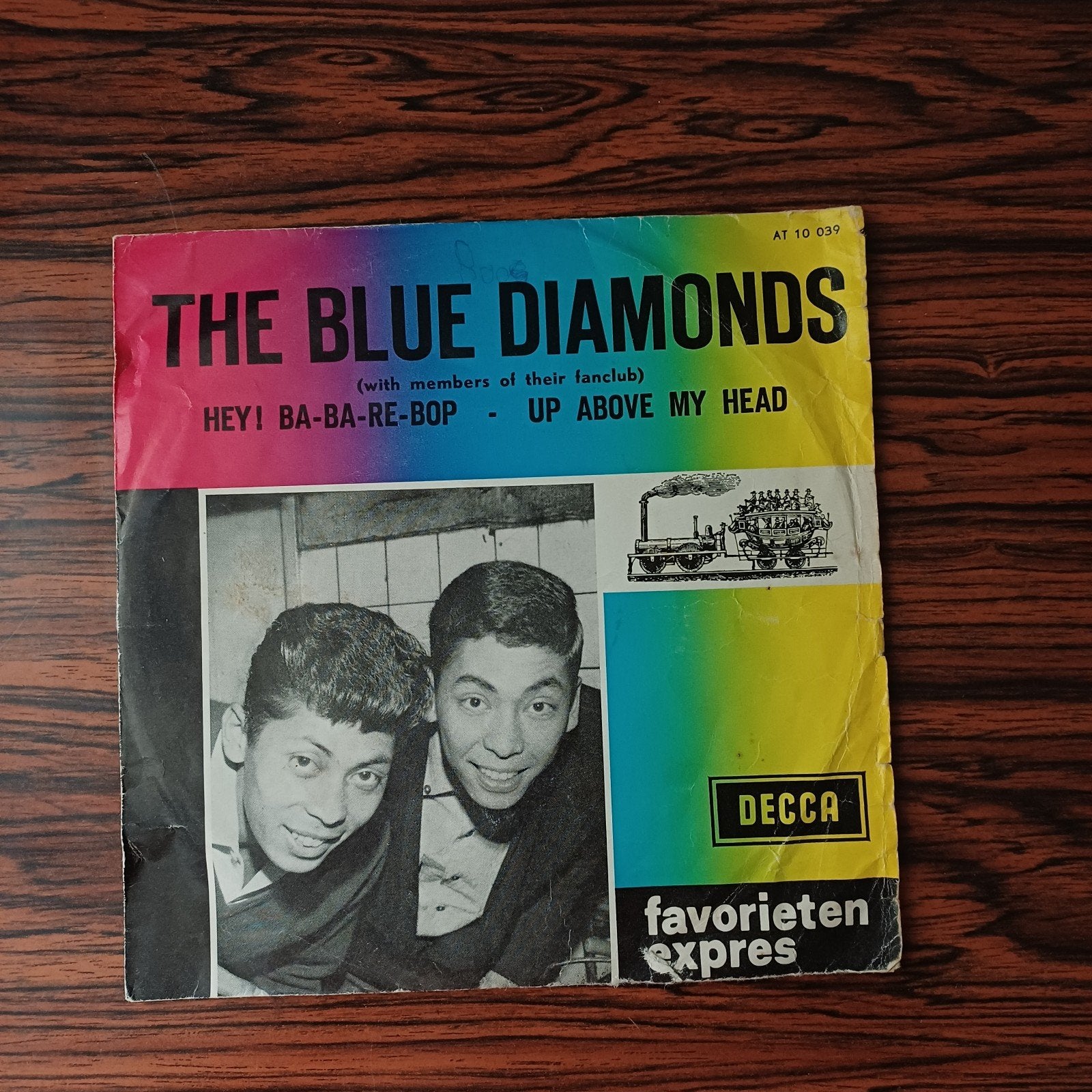 The Blue Diamonds - Hey! Ba-Ba-Re-Bop / Up Above My Head, Ophalen of Verzenden, Gebruikt, 7 inch, Pop