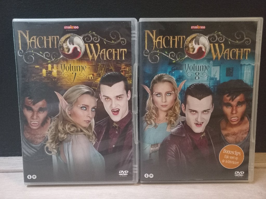 NachtWacht Volume 7+8 (Seizoen 4) 2xDVD Ketnet TV-Serie, Cd's en Dvd's, Alle leeftijden, Ophalen of Verzenden, Gebruikt, Science Fiction en Fantasy