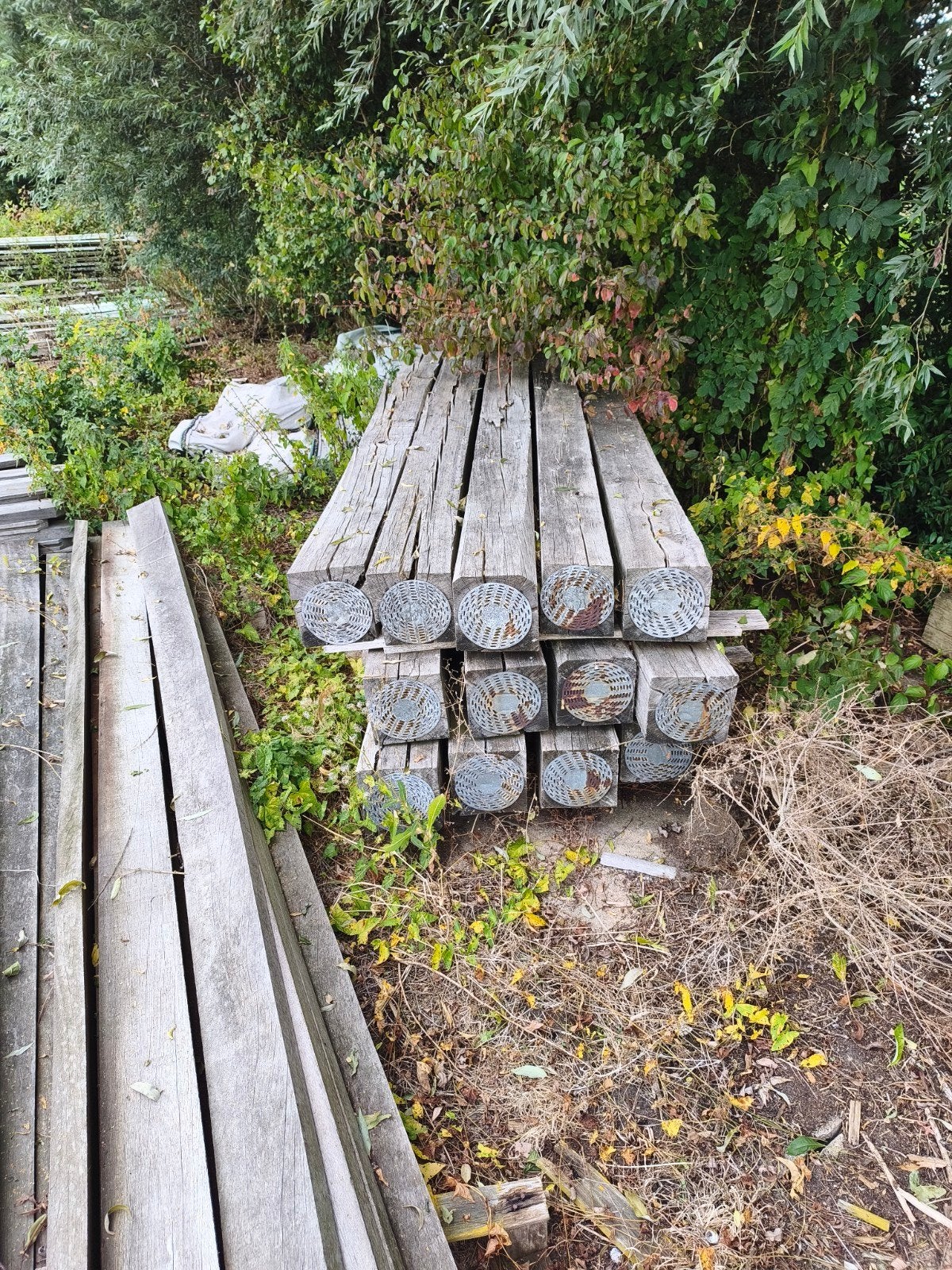 Douglas palen 3m, Tuin en Terras, Palen, Balken en Planken, Ophalen, 250 cm of meer, Palen