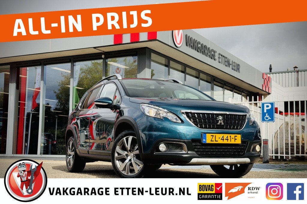Peugeot 2008 1.2 PureT. Blue Lease Allure | CARPLAY + ANDROI, Auto's, 12 maanden, Stof, Euro 6, 1199 cc