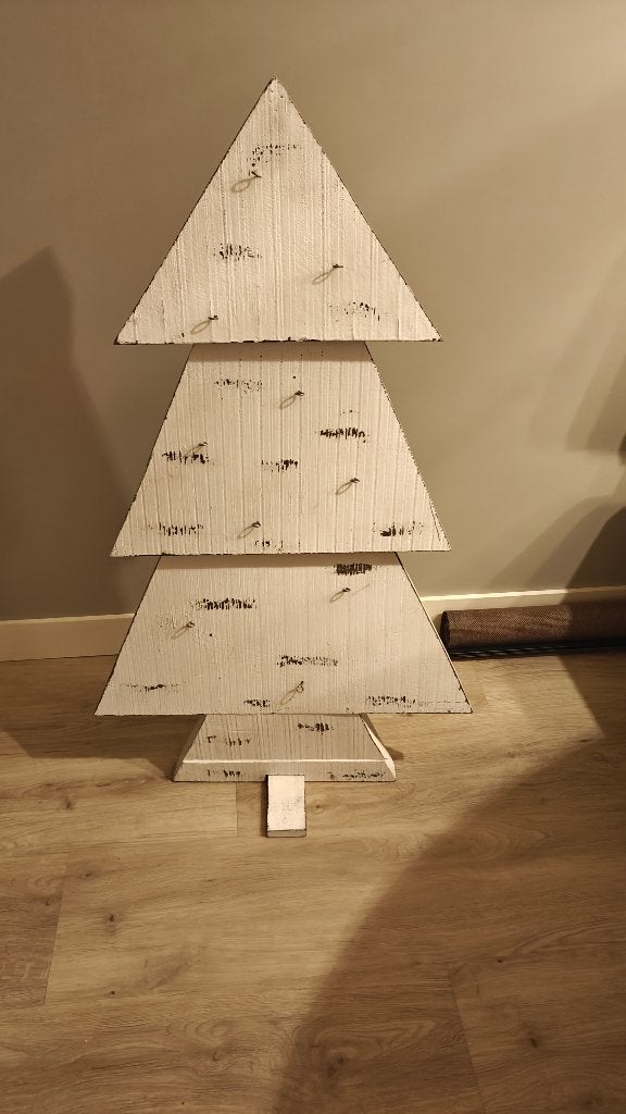 Houten kerstboom, Diversen, Ophalen, Zo goed als nieuw