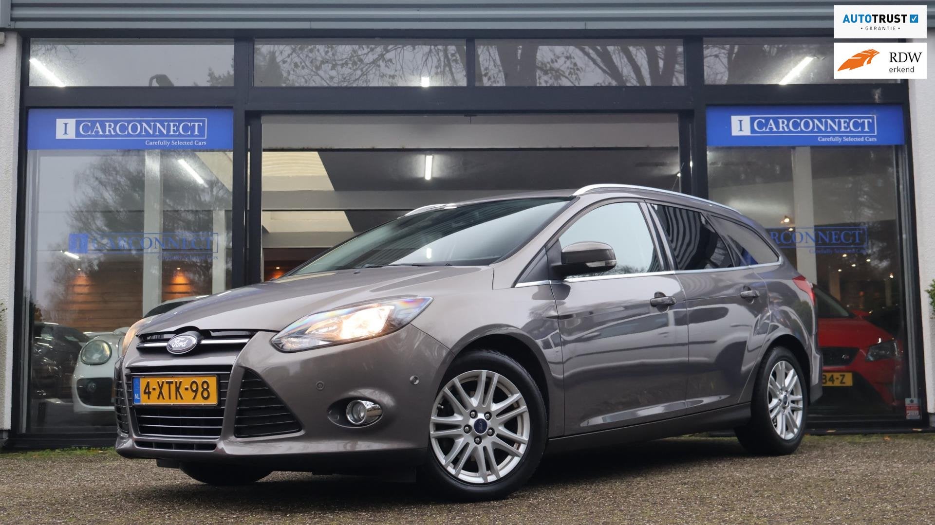 Ford Focus Wagon 1.0 EcoBoost Edition Plus 125pk|Vol uitgevo, Auto's, Euro 5, Gebruikt, Zwart, Origineel Nederlands