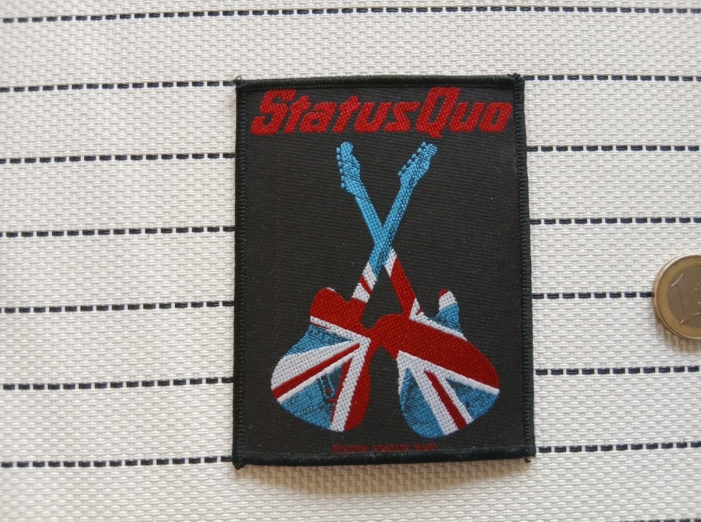 Status Quo guitars mooie nieuwe patch s361, Verzenden, Nieuw, Kleding